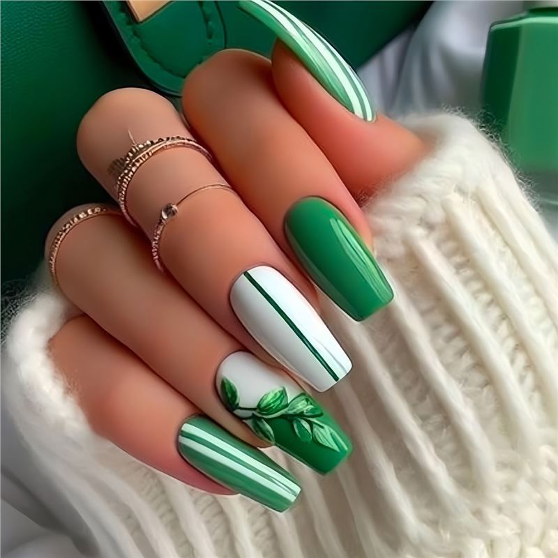 Artistic Floral Design Press-On Nails Bowlift 1788434359
