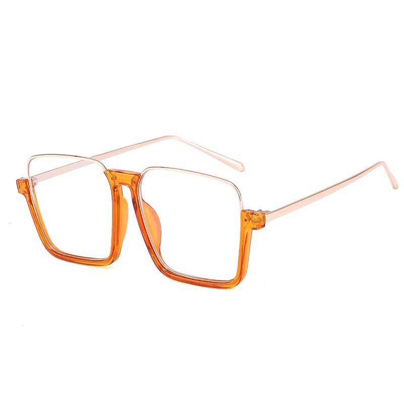 Women's square sunglasses with transparent frame and polarized lenses Bowlift