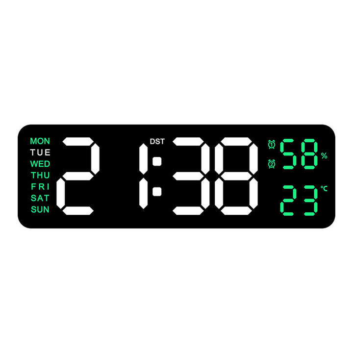 Digital Multifunctional Alarm Clock with Temperature and Hygrometer Display Bowlift