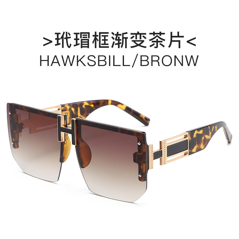 Women futuristic square sunglasses Bowlift