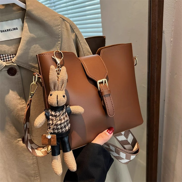 Vintage-Inspired Casual Crossbody Bag Bowlift