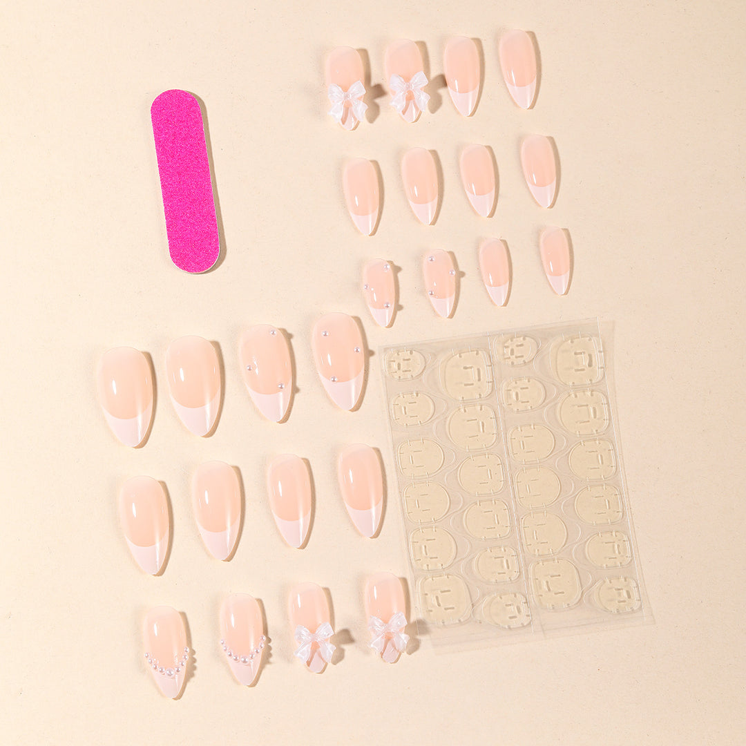 Elegant Acrylic Nail Art Bowlift