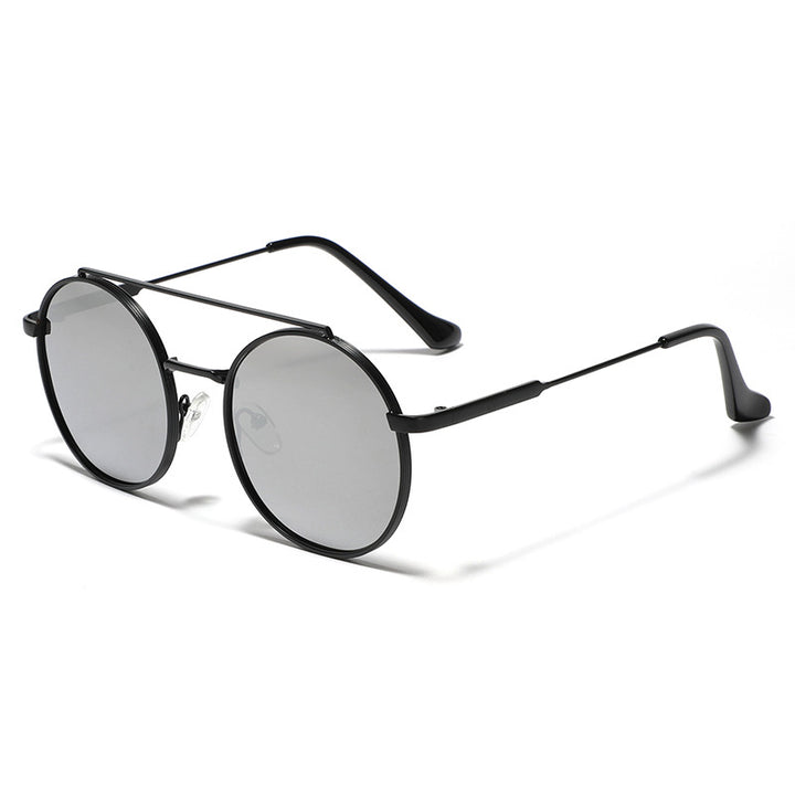 Women's round sunglasses with stylish metal frame Bowlift