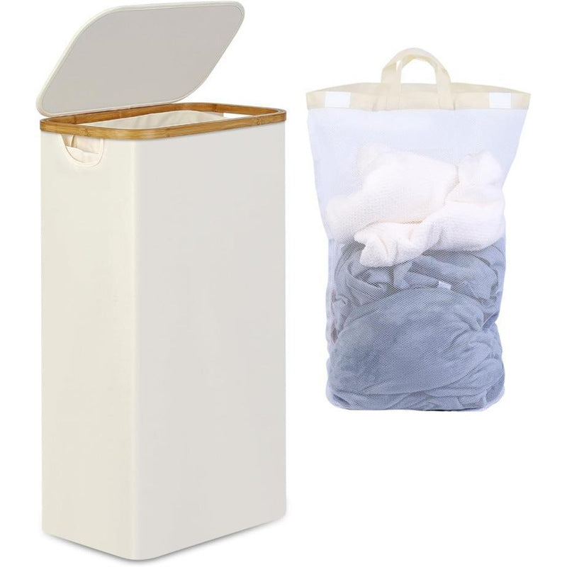 High-quality laundry basket with removable and washable inner bag Bowlift