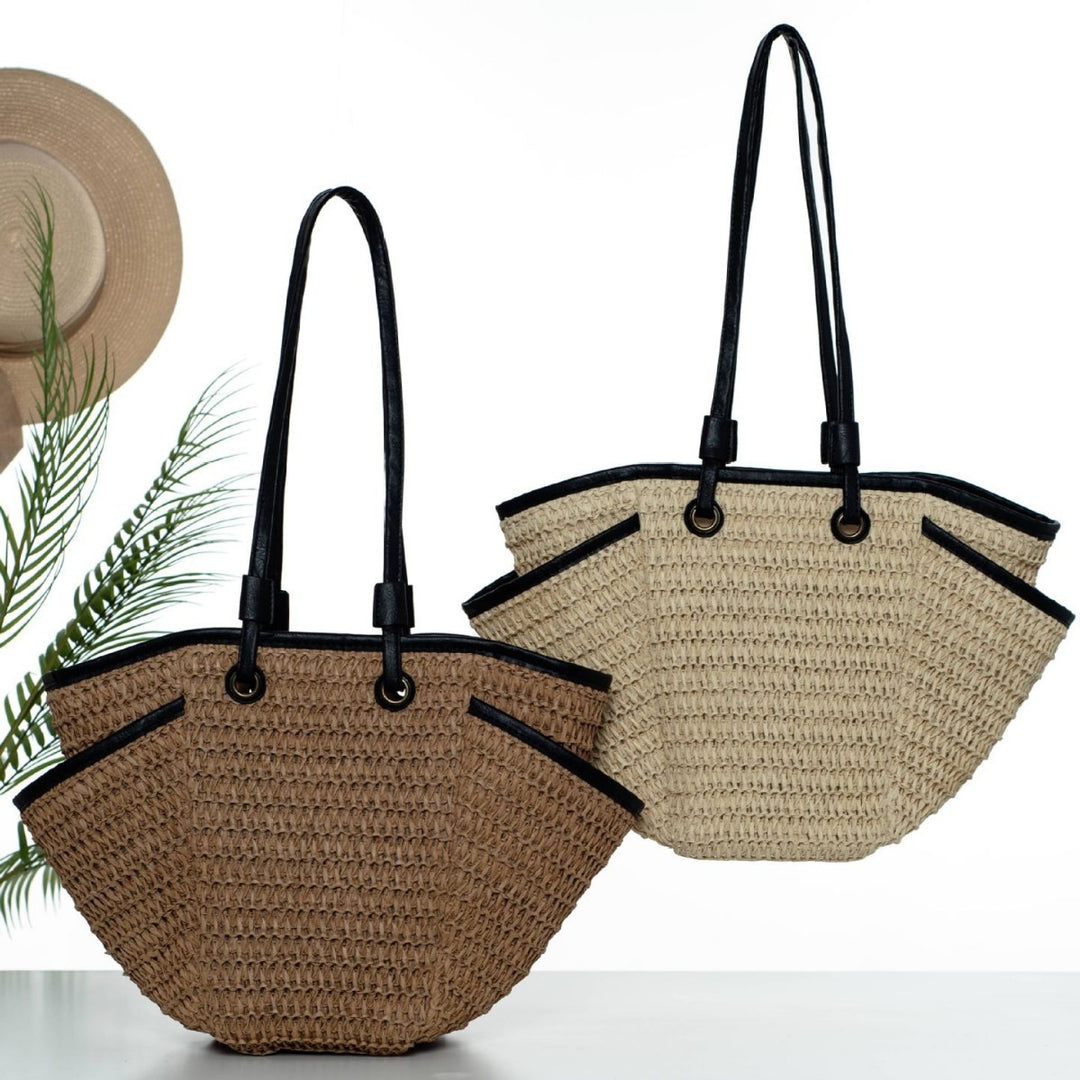 Stylish and Functional Straw Bag Bowlift