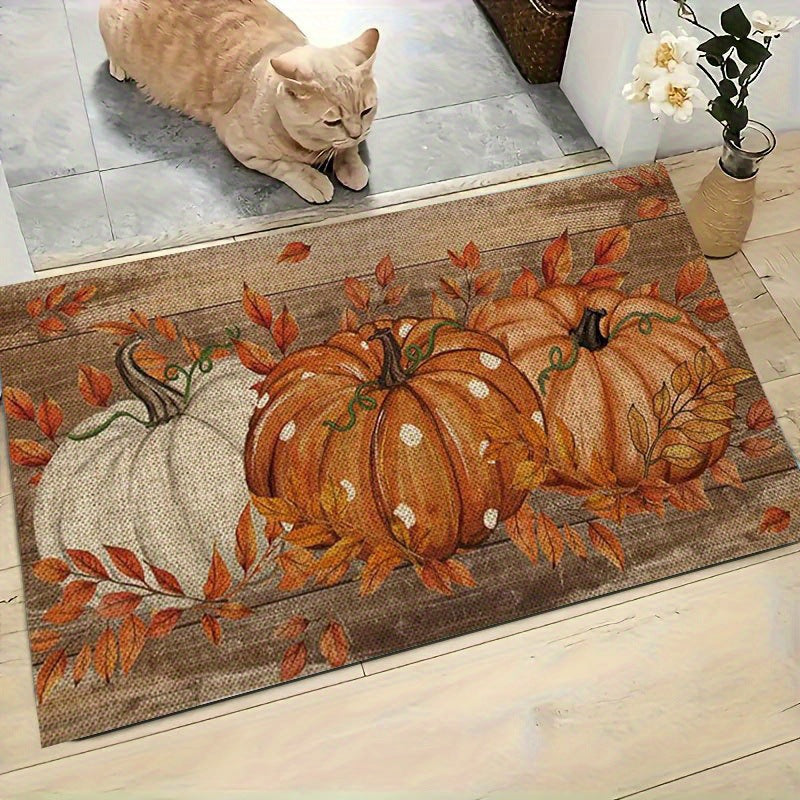 Fall-Themed Decorative Door Mat Bowlift