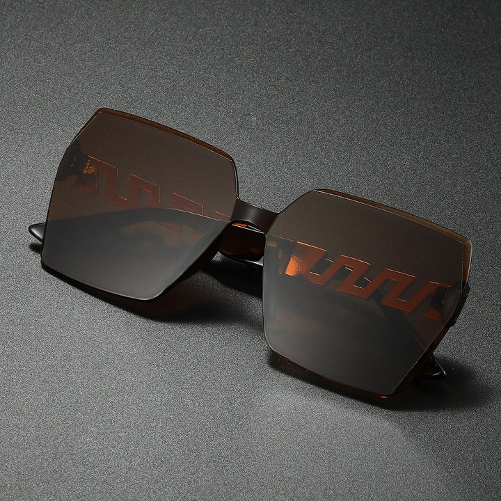 Stylish Geometric Shield Sunglasses Bowlift