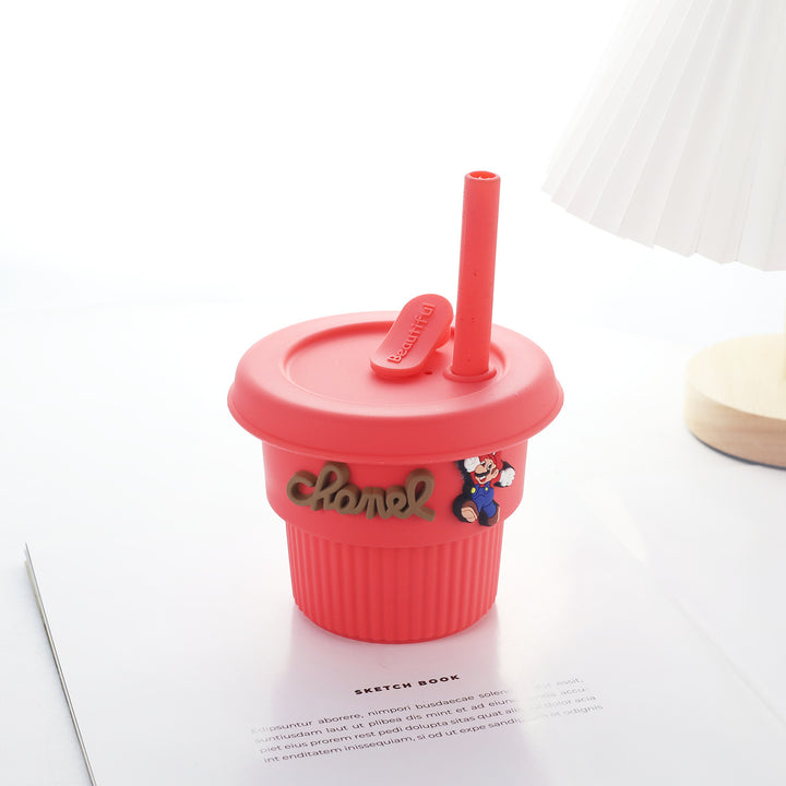 Women's creative silicone drinking cup with funny designs Bowlift