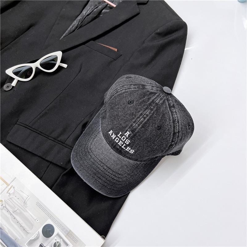 Women's Distressed Vintage Los Angeles Baseball Cap Bowlift