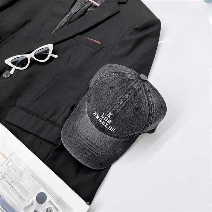 Women's Distressed Vintage Los Angeles Baseball Cap Bowlift