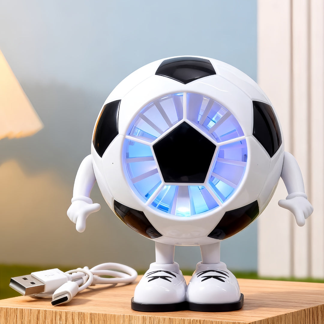 Women's Portable Mini Fan in Playful Animal Design Bowlift