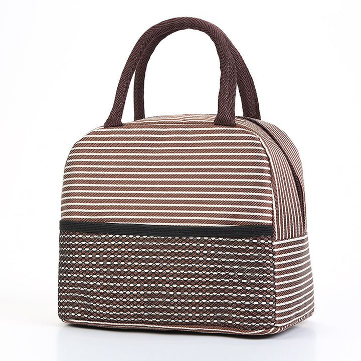 Insulated Striped Lunch Bag Bowlift