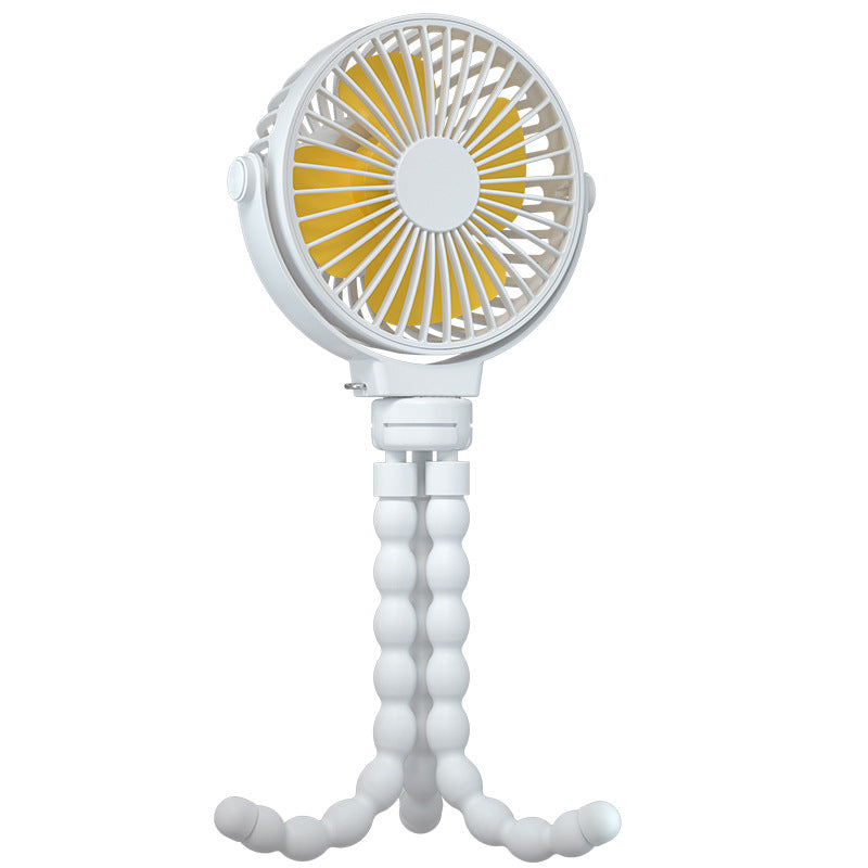 Unisex compact flexible hand and table fan with flexible tripod Bowlift