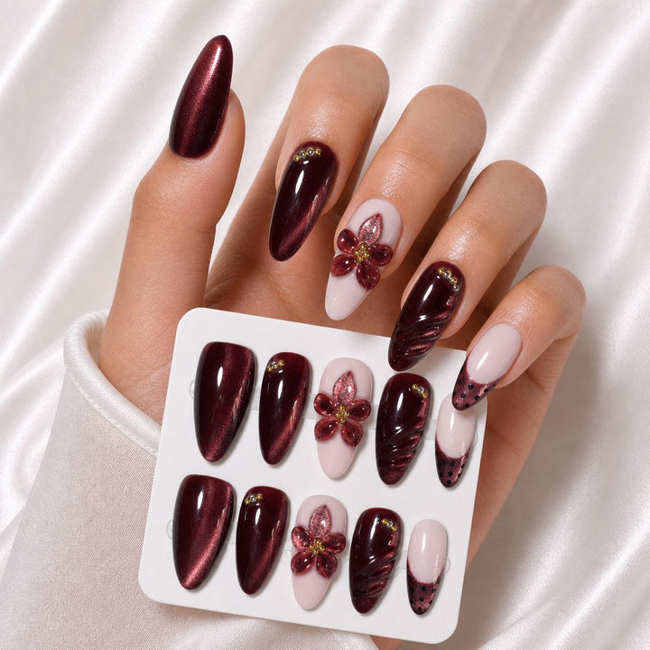 Creative Floral Nail Art Set Bowlift