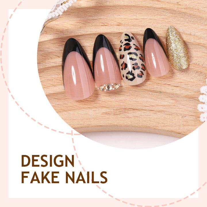 Artificial Nail Set with Various Designs Bowlift