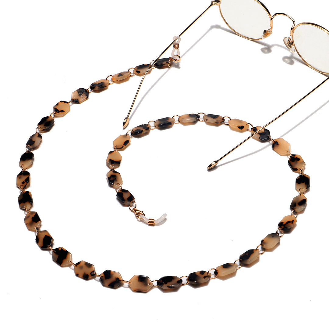 Geometric Eyewear Chain Bowlift