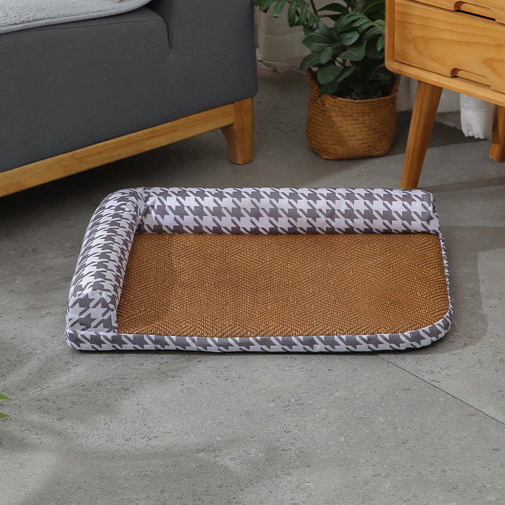 Women Cozy and Stylish Pet Bed with Elevated Edges Bowlift