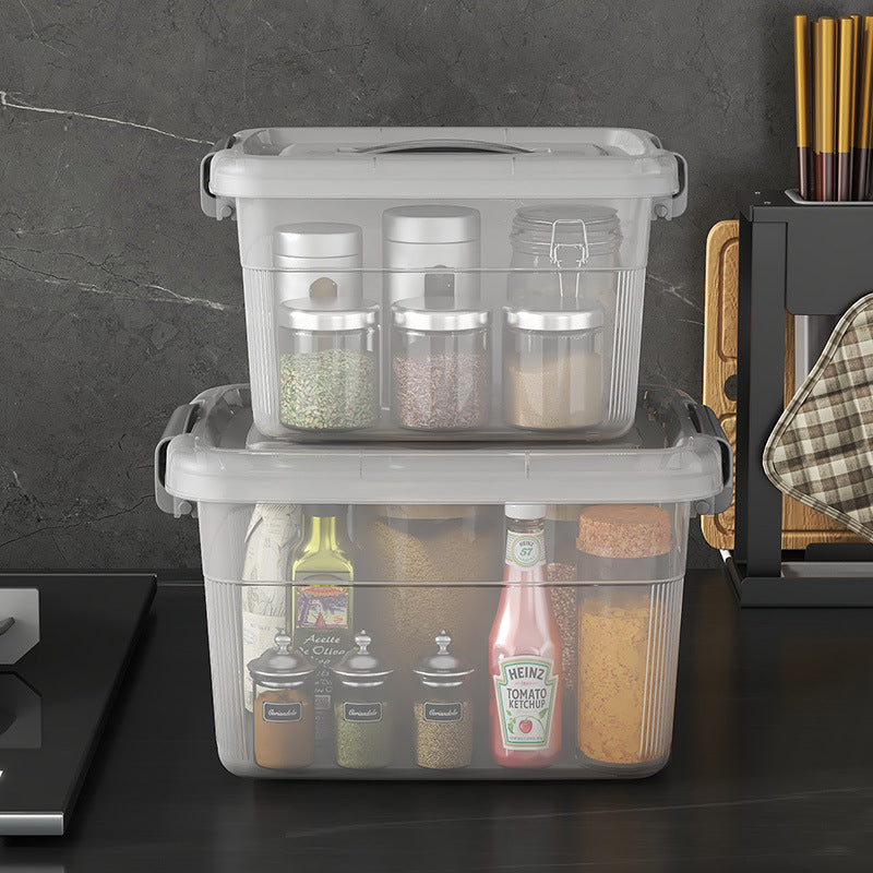 Women's Multifunctional Storage Box with Wheels and Secure Lid Bowlift