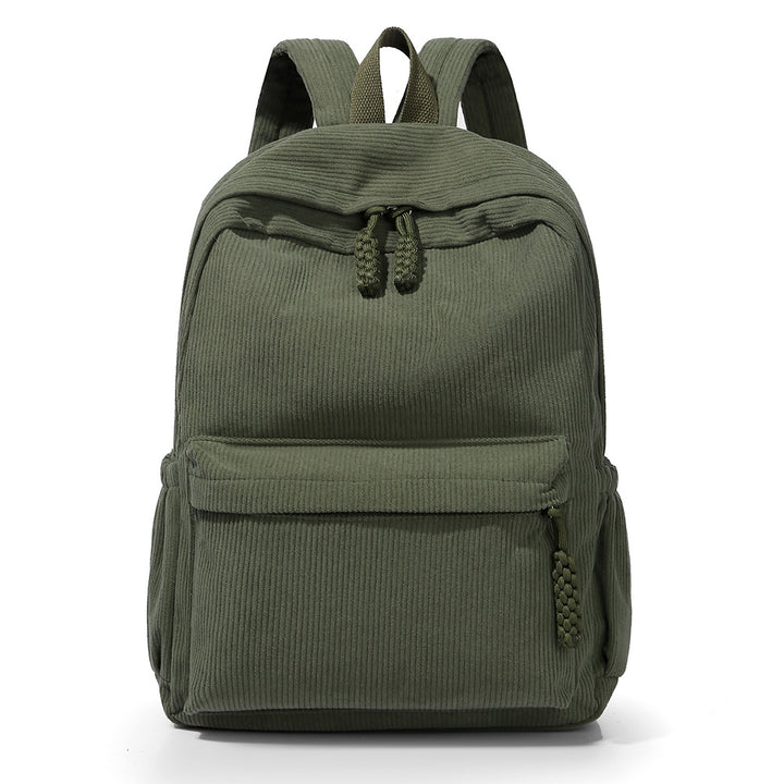 Textured Fabric Travel Backpack Bowlift