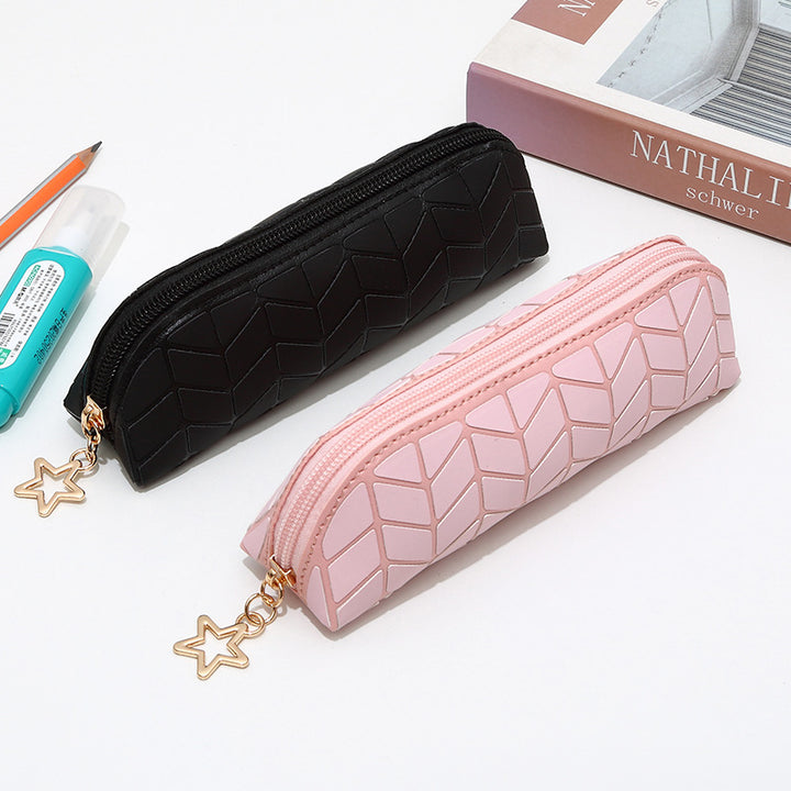 Stylish Textured Pencil Case Bowlift