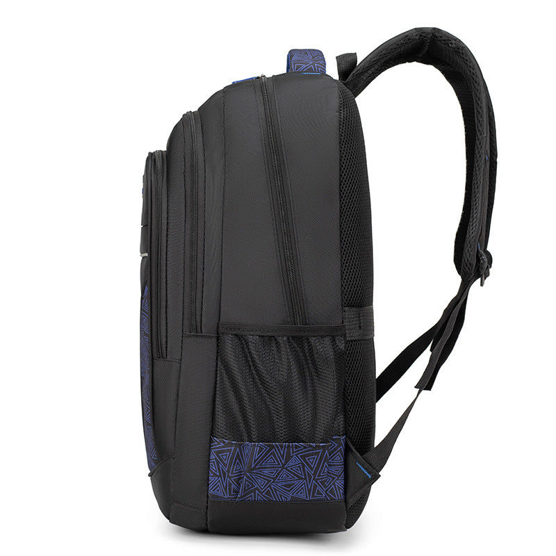 Stylish Geometric Print Backpack Bowlift