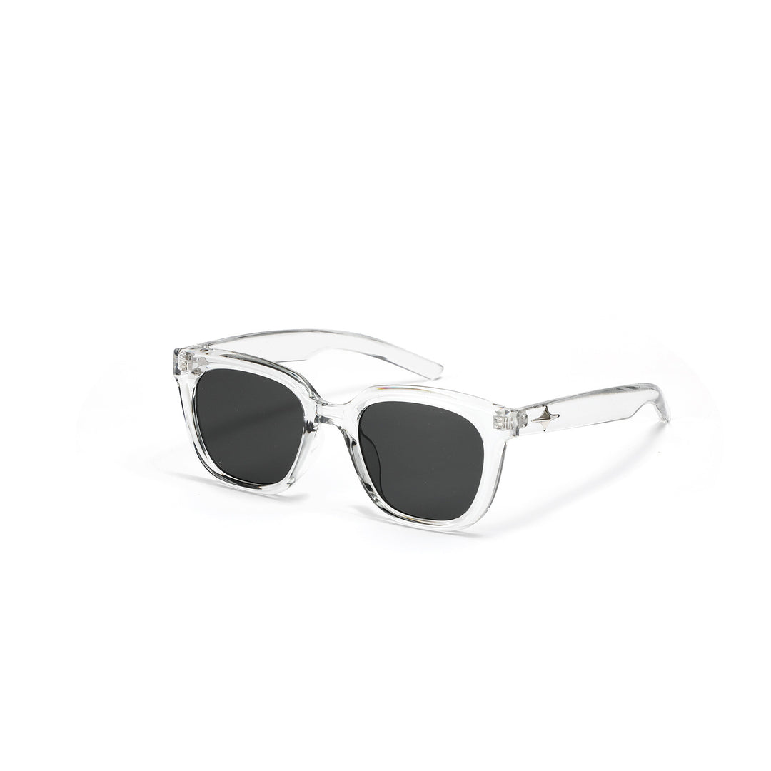 Ladies fashionable transparent sunglasses with slim frame and UV protection Bowlift