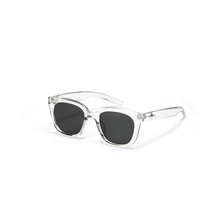 Ladies fashionable transparent sunglasses with slim frame and UV protection Bowlift
