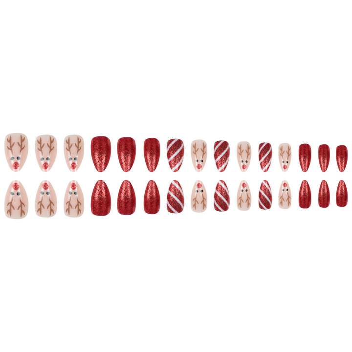 Festive Holiday-Themed Press-On Nails Bowlift 1789085820