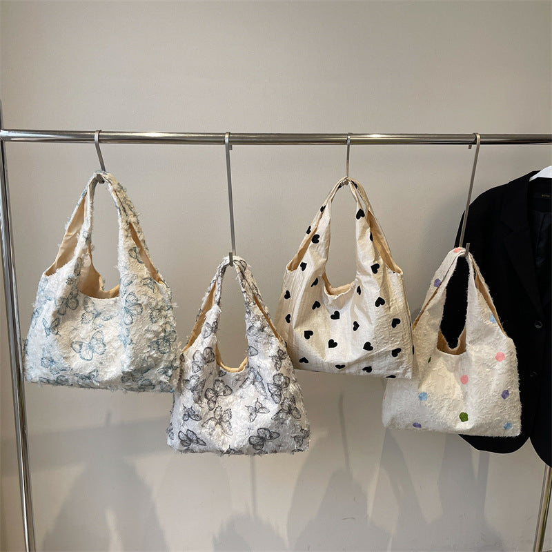 Embroidered Canvas Tote Bag Bowlift