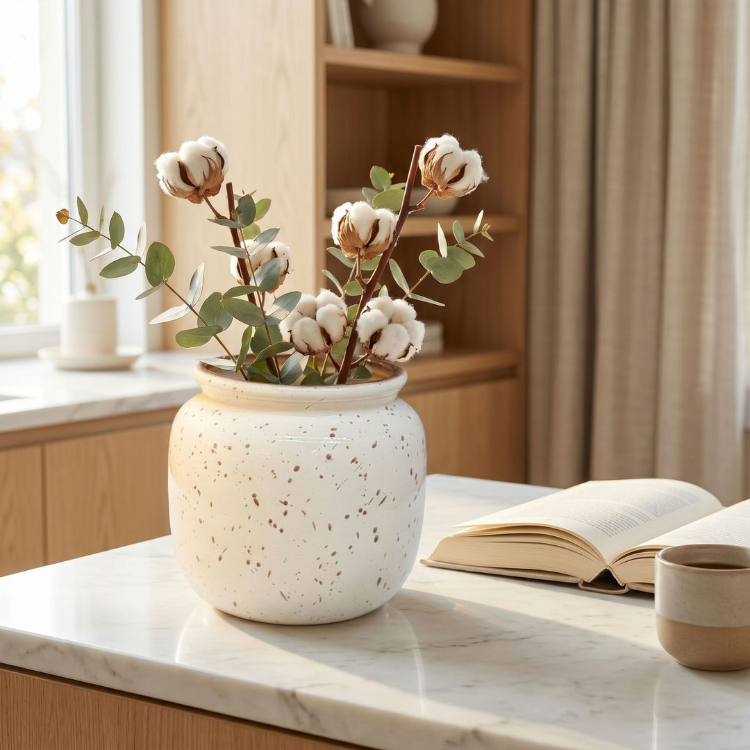 Decorative ceramic flower vase Bowlift