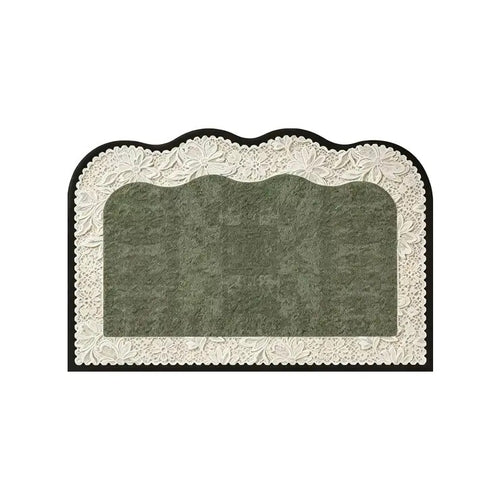 Decorative Lace Edged Entrance Mat