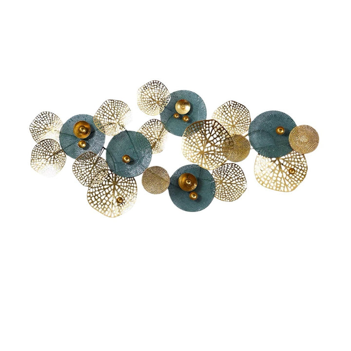 Abstract Floral Metal Wall Sculpture Bowlift