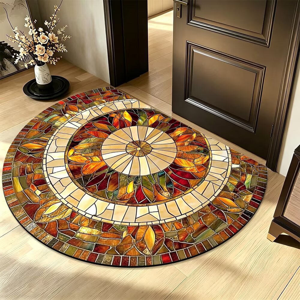 Artistic Mosaic Round Rug