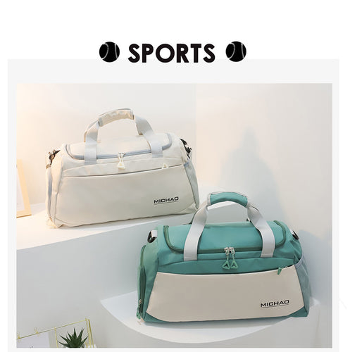 Sporty Tote Bag With Multiple Compartments Bowlift