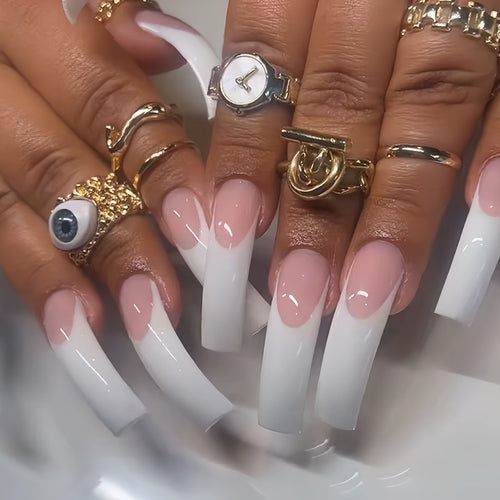 Lengthy Ombre Nail Extensions Bowlift
