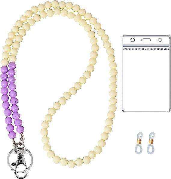 Beaded Lanyard with ID Holder Bowlift