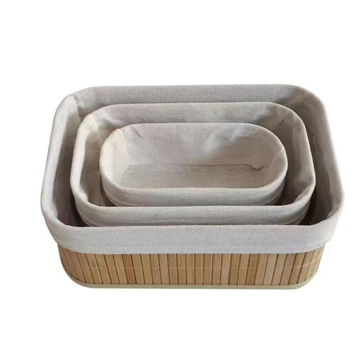 Storage basket with fabric cover Bowlift