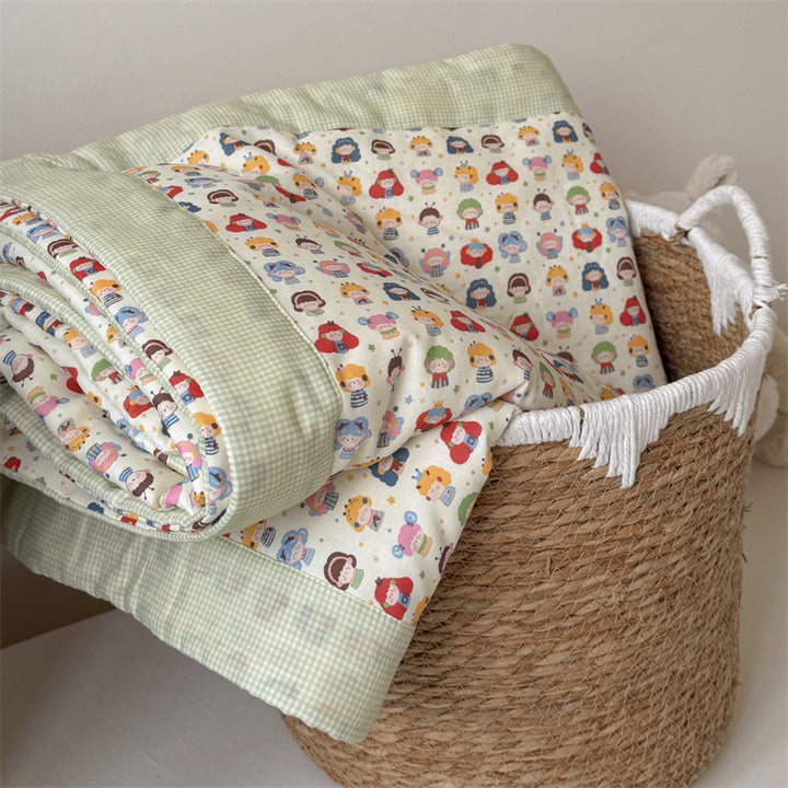 Women’s children's duvet with playful doll pattern Bowlift