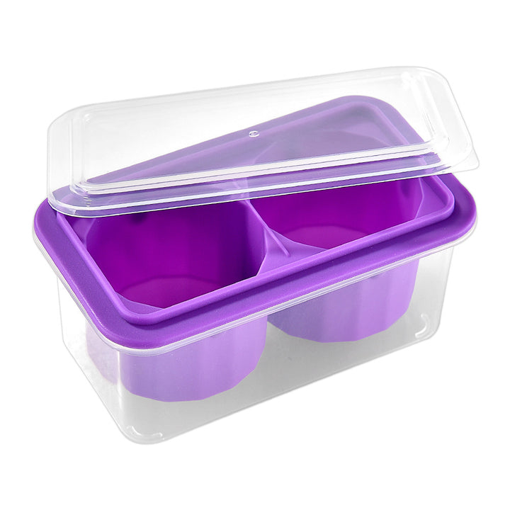 Silicone Ice Cube Tray with Practical Lid Bowlift