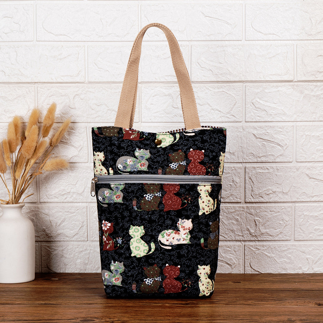 Cat Print Insulated Lunch Bag Bowlift