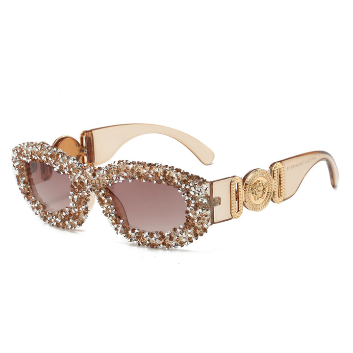 Women Crystal-Embellished Sunglasses Bowlift