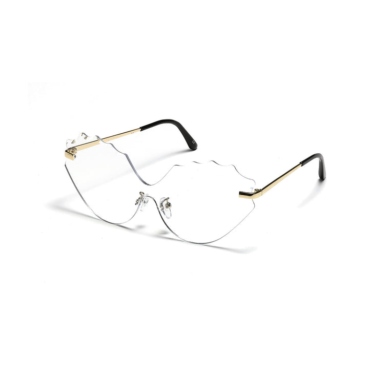 Women's Sunglasses with Unique Wave Design Bowlift