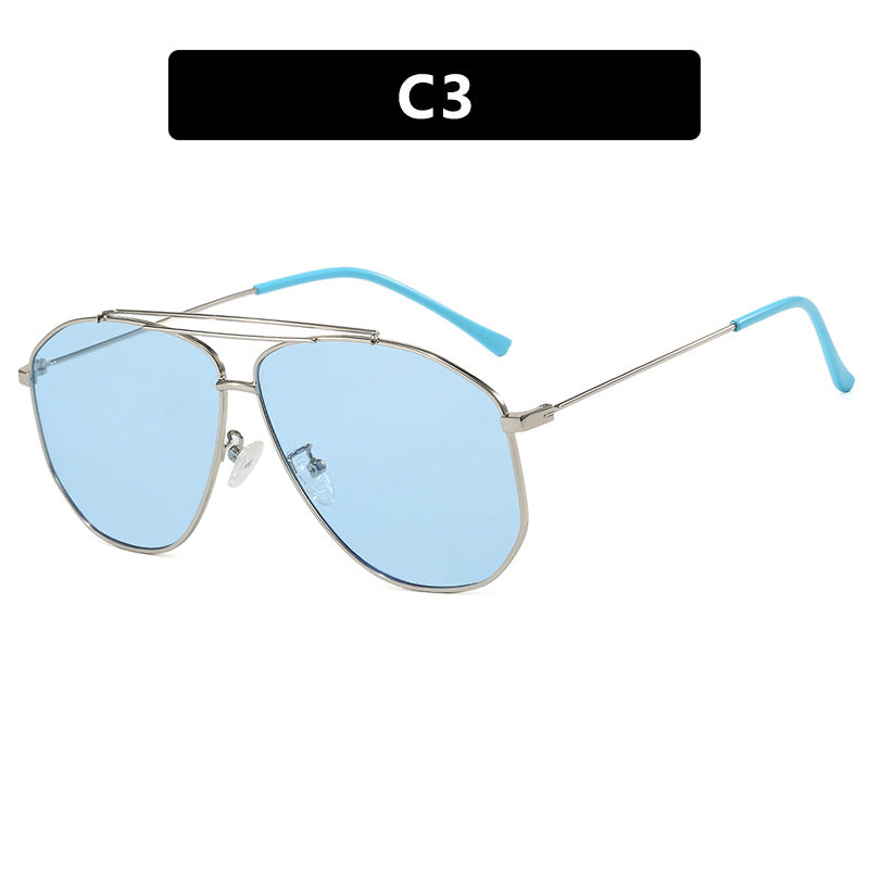 Women's creative pilot sunglasses with striking frame Bowlift