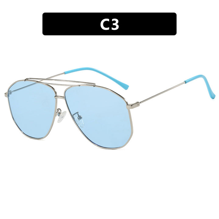 Women's creative pilot sunglasses with striking frame Bowlift
