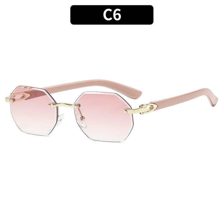 Octagonal Frame Sunglasses with Distinctive Tortoiseshell Accents