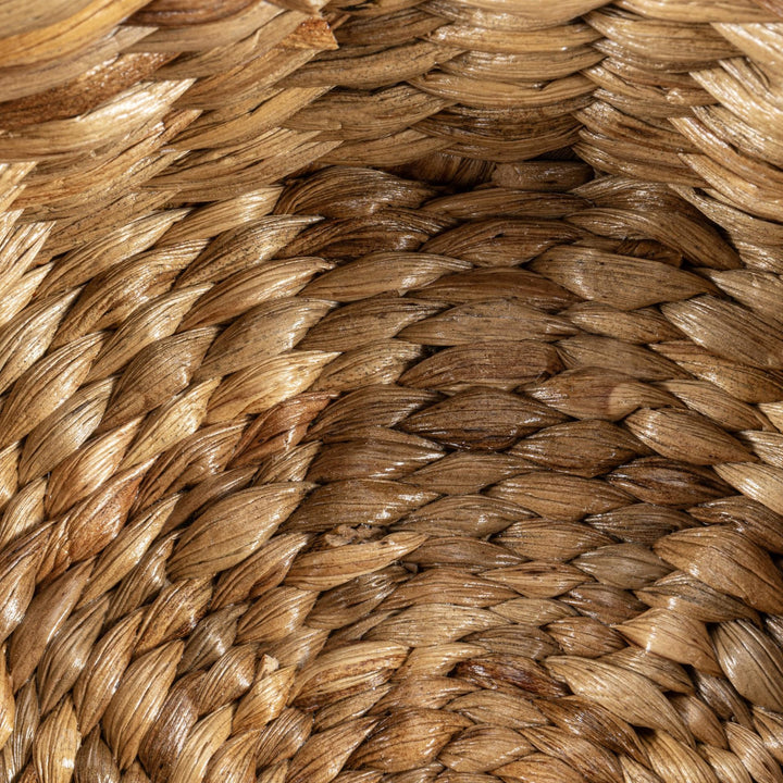 Handwoven storage basket with two handles Bowlift