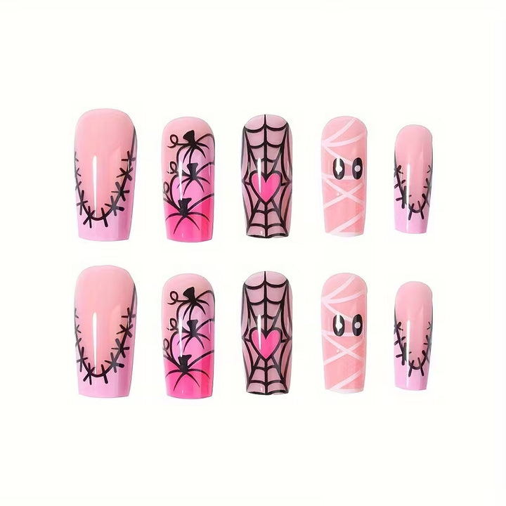 Halloween-Themed Art Nail Set Bowlift