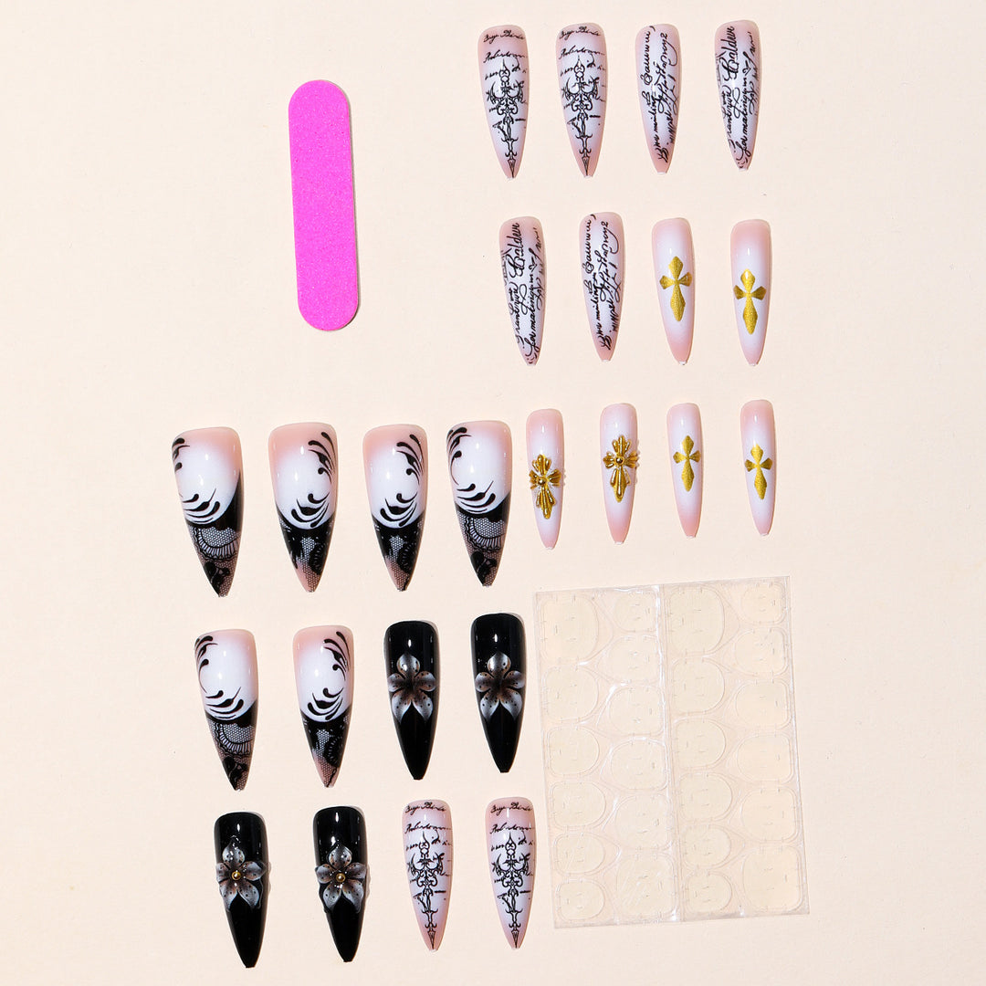 Premium Stiletto Nail Art Extensions Bowlift