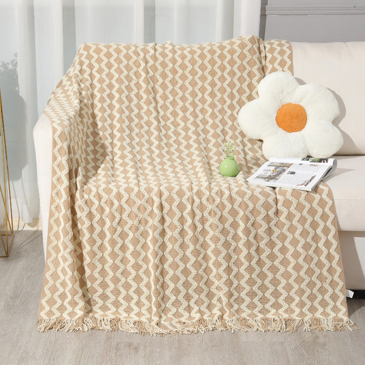 Ladies decorative throw blanket Bowlift