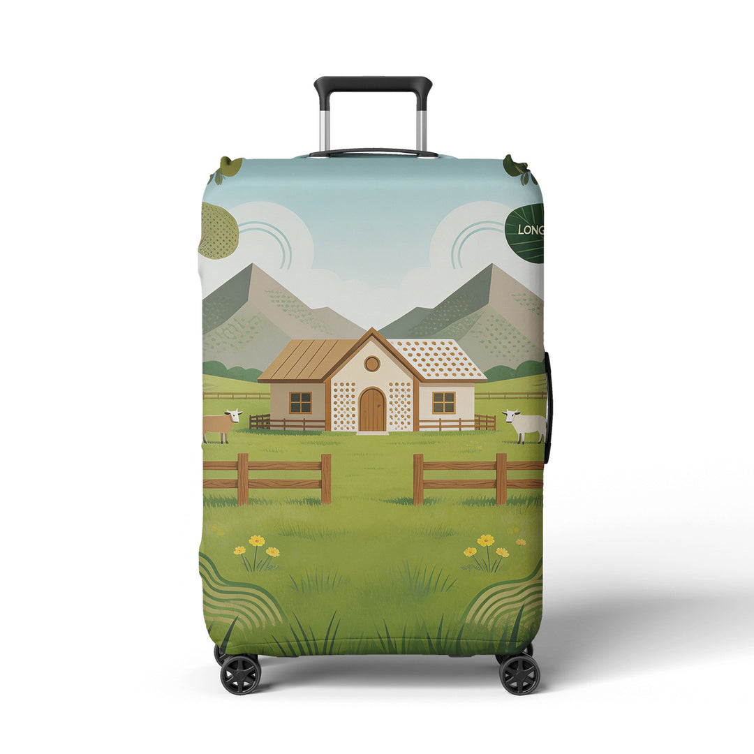 Women's suitcase sock with colorful coral design Bowlift